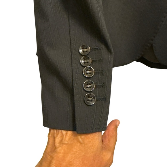 The Limited Black Pinstripe Blazer classic style new with tags retail price $198 - Picture 8 of 10